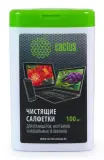 Салфетки Cactus CS-T1005 для планшетов и смартфонов малая туба 100шт влажных Image