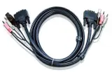 ATEN CABLE DVI-D/USBA/SP.MC-DVI-D/USB B/SP/MC, 3m Image