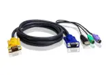 ATEN USB-PS/2 1.8M HYBRID CABLE., 1.8m Image