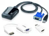 ATEN Laptop USB KVM Console Crash Cart AdapterVC925 kit Image