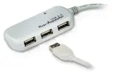 ATEN USB 2.0  4-Port  Hub with Extension Cable 12m Image