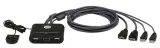 ATEN 2-Port USB FHD HDMI Cable KVM Switch Image