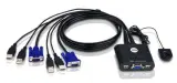 ATEN 2-Port USB VGA Cable KVM Switch with Remote Port Selector (CS22U-A7) Image