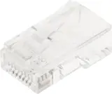 Коннектор RJ45 UTP 8P8C, универсальный, cat.5e, 100 шт. Image