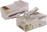 Коннектор RJ45 UTP 8P8C, универсальный, со вставкой, cat.5e, 100 шт. Image