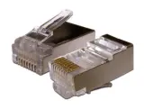 Коннектор RJ45 STP 8P8C, универсальный, cat.6, 100 шт. Image