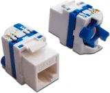 Модуль Keystone Tooless, RJ-45, кат.5E, UTP, 180 градусов, белый Image