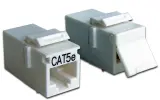 Повторитель портов RJ-45, неэкранированный, кат.5E, формата Keystone, белый Image