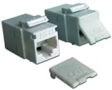 Повторитель портов RJ-45, неэкранированный, кат.6, формата Keystone, белый Image