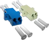 Адаптер оптический LANMASTER LC, SM, корпус SC, дуплексный Image
