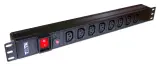 19" 8 шт. C13, 10A 250V, без шнура питания Image