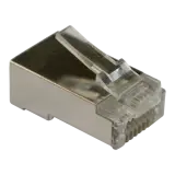 Коннектор RJ45 тип EZ, 8P8C, STP, Cat.5e, универсальный, покрытие 50 микрон,100 шт. Image