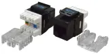 Модуль Keystone RJ45, Cat.6, UTP, 180 градусов, черный Image