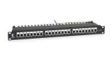 Cabeus PL-24-Cat.6-SH-Dual IDC Патч-панель 19" (1U), 24 порта RJ-45, категория 6, полностью экранированная, с задним кабельным организатором Image