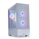 LIAN LI Lancool 205M Mesh White, Medium Case: Micro ATX/Mini-ITX, 2xUSB 3.0, 2xAudio, Included Fans: 2x140mm ARGB PWM Image