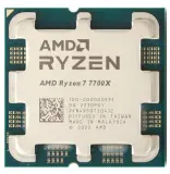 CPU AMD Ryzen 7 7700X, 8/16, 4.5-5.4GHz, 512KB/8MB/32MB, AM5, Radeon, 105W, OEM, 1 year Image