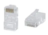 Cabeus 8P8C-C6 RJ-45 под витую пару, категория 6 , универсальный (для одножильного и многожильного кабеля) для проводников с толщиной по изоляции до 1,05 мм Image