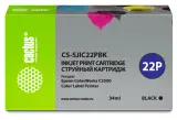 Картридж струйный Cactus CS-SJIC22PBK C33S020601 черный (34мл) для Epson ColorWorks C3500 Image