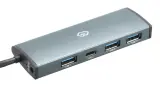 Разветвитель USB-C Digma HUB-3U3.0С-UC-G 4порт. серый Image