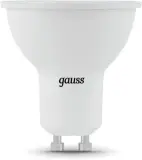 Лампа светодиодная Gauss MR16 5Вт цок.:GU10 спот 220B 4100K св.свеч.бел.нейт. MR16 (упак.:1шт) (101506205) Image