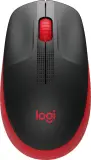 Мышь Logitech M190 черный/красный оптическая (1000dpi) беспроводная USB (2but) Image