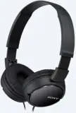 Гарнитура накладные Sony MDR-ZX110AP 1.2м черный проводные оголовье Image