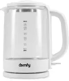 Чайник электрический Domfy DSW-EK304 1.7л. 2200Вт белый (корпус: стекло) Image