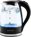 Чайник электрический Galaxy Line GL 0552 1.7л. 2200Вт черный (корпус: стекло) Image