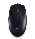 Logitech B100 Optical Mouse, USB, 1000dpi, Black, [910-003357] Image