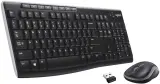 Logitech Wireless Desktop MK270 (Keybord&mouse), Black, [920-004518] Image