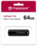 Флеш Диск Transcend 64Gb Jetflash 700 TS64GJF700 USB3.0 черный Image