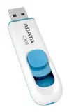 Флеш Диск A-Data 16Gb Classic C008 AC008-16G-RWE USB2.0 белый/синий Image