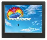 Фоторамка Digma 8" PF-843 IPS 1024x768 черный пластик ПДУ Видео Image