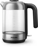 Чайник электрический Philips HD9339/80 1.7л. 2200Вт прозрачный/нержавеющая сталь (корпус: стекло) Image