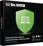 Программное Обеспечение DR.Web Security Space КЗ 3ПК 1г (BHW-B-12M-3-A3) Image