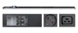 Cabeus PDU-32-16S-8C19-B-T Блок розеток для 19" шкафов, вертикальный, 16 розеток Schuko, 8 розеток IEC 320 C19, 32А, автомат защиты, алюминиевый корпус, клеммная колодка Image