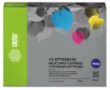 Картридж струйный Cactus CS-EPT908240 T9082 голубой (70мл) для Epson WorkForce WF-6090DW/WF-6590DWF Pro Image