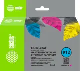 Картридж струйный Cactus CS-3YL78AE 912 пурпурный (5мл) для HP OfficeJet 8010/8012/8013/8014/8015/8020/8025 Image