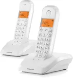 Р/Телефон Dect Motorola S1202 белый (труб. в компл.:2шт) АОН Image