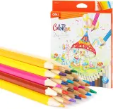 Карандаши цв. Deli EC130-24 ColoRun шестигран. дерево 24цв. коробка/европод. (24шт) Image