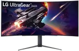 Монитор LG 44.5" (113.03см) UltraGear 45GR95QE-B черный OLED LED 21:9 HDMI матовая HAS Piv 1500000:1 1000cd 178гр/178гр 3440x1440 240Hz G-Sync FreeSync Premium DP SPDIF WQ USB 10.9кг Image