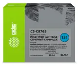 Картридж струйный Cactus CS-C8765 №131 черный (20мл) для HP DJ 5743/5943/6543/6623/6843/6943/6983/9803/7213/7313/7413/K7103/PS 2573/2613/2713/8053/8153/8453/8753/D5063/Pro B8353 Image