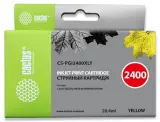 Картридж струйный Cactus CS-PGI2400XLY PGI-2400XLY желтый (20.4мл) для Canon MAXIFY iB4040/ МВ5040/ МВ5340 Image