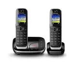 Р/Телефон Dect Panasonic KX-TGJ322RUB черный (труб. в компл.:2шт) автооветчик АОН Image