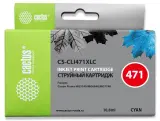 Картридж струйный Cactus CS-CLI471XLC CLI-471XL C голубой (10.8мл) для Canon TS5040/MG5740/MG6840/MG7740 Image