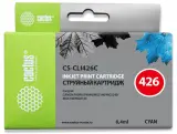 Картридж струйный Cactus CS-CLI426C CLI-426C голубой (8.4мл) для Canon Pixma MG5140/5240/6140/8140/MX884 Image