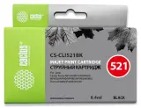 Картридж струйный Cactus CS-CLI521BK черный (8.4мл) для Canon Pixma MP540/MP550/MP620/MP630/MP640/MP660/MP980/MP990/iP3600/iP4600/iP4700/MX860 Image