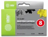 Картридж струйный Cactus CS-CLI8Y желтый (13.4мл) для Canon Pixma MP470/MP500/MP510/MP520/MP530/MP600/MP800/MP810/MP830/MP970/iP3300/iP3500/iP4200/iP4300/iP5200/iP5300/iP6600D/iP6700D/MX700/MX850/iX4000/iX5000/Pro9000/9000Mark II Image