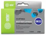 Картридж струйный Cactus CS-EPT0822 T0822 голубой (13.8мл) для Epson Stylus Photo R270/290/RX590 Image