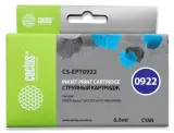 Картридж струйный Cactus CS-EPT0922 T0922 голубой (6.6мл) для Epson Stylus C91/CX4300/T26/T27/TX106/TX109/TX117/TX119 Image